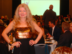 Adrienne Papp at the International Press Academy Gala, 2016 