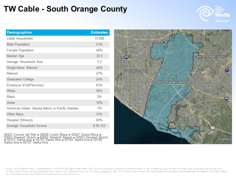 TWC South Orange County Zone Profile 6-6-16