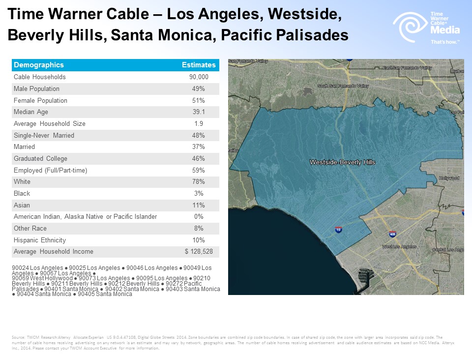 Time Warner Cable Westside-B. Hills zone 6-6-16